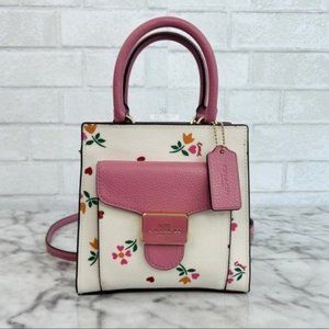 Coach Mini Pepper Crossbody With Heart Petal Print